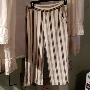 Old Navy, Wide Leg, Ankle Length Pants Size M